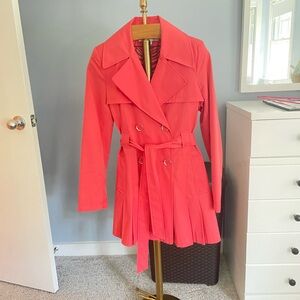 Via Spiga coral raincoat